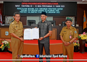 Disetujui, Rancangan Peraturan Daerah Antara Pemprov Kaltara Dengan DPRD Prov