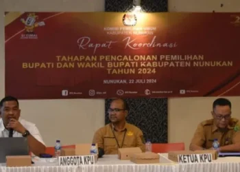 Jelang Pilkada 2024, KPU Nunukan Laksanakan Rapat Koordinasi Tahapan Pencalonan