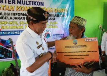 33 Kepala Keluarga di Pulau Bunyu Terima Sambungan Listrik Gratis