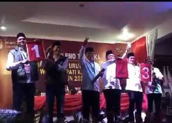 KPU Nunukan Tetapkan GAAS No 1, BAHAGIA No 2 dan IRAMA No 3 di Pilkada 2024