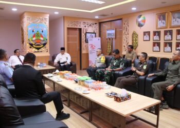 Waka Polda Kaltara  Hadiri Kegiatan Silatutahmi bersama Pjs. Gubernur Kaltara