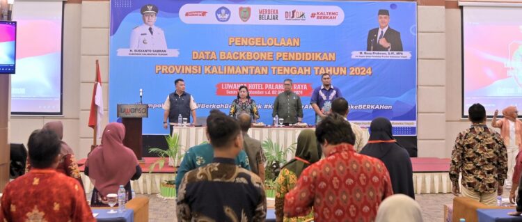 Disdik Kalteng Mengadakan Kegiatan Pengelolaan Data Backbone