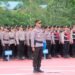 Apel Siaga Imbangan Pelantikan Presiden dan Wakil Presiden RI di Polda Kalimantan Utara.