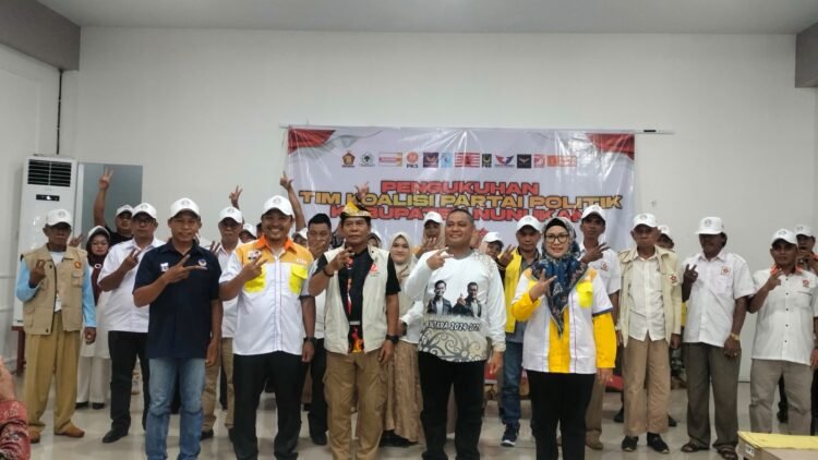 Zainal Paliwang Kukuhkan Tim Koalisi Partai Pemenangan di Nunukan