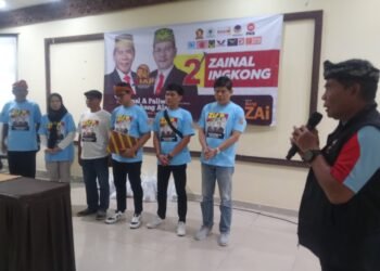 Zainal Paliwang Kukuhkan Relawan Bang ZAi