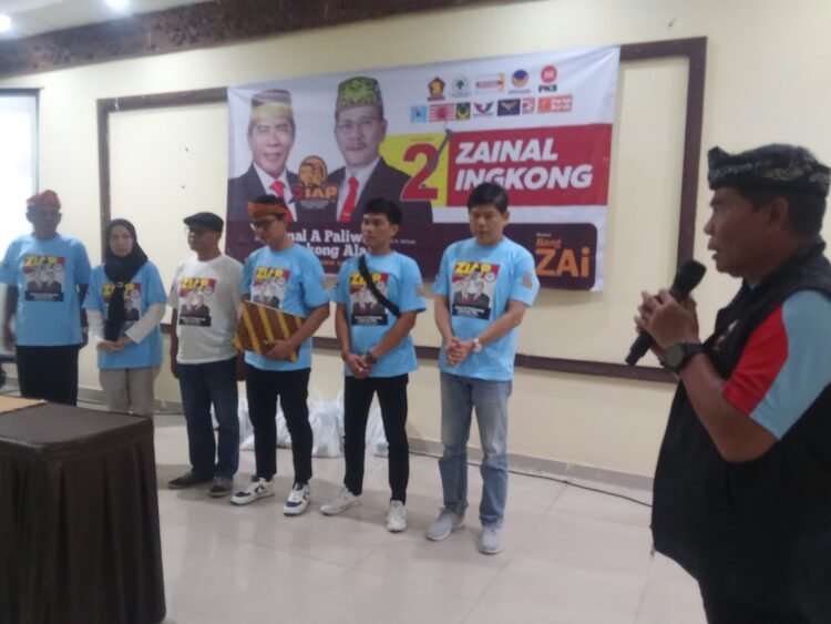 Zainal Paliwang Kukuhkan Relawan Bang ZAi