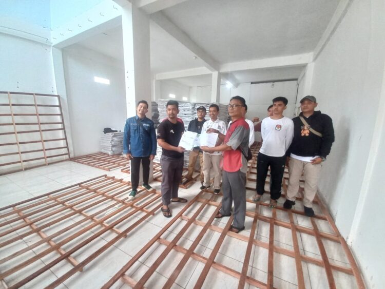 Bilik dan Kotak Suara untuk Pilkada 2024 Kabupaten Nunukan diterima KPU