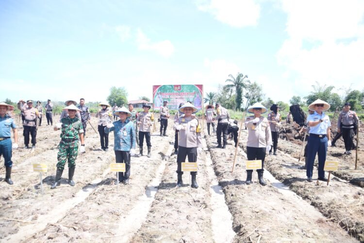 Wakapolda Kaltara Menghadiri Launching Gugus Tugas Polri untuk Mendukung Program Ketahanan Pangan Nasional
