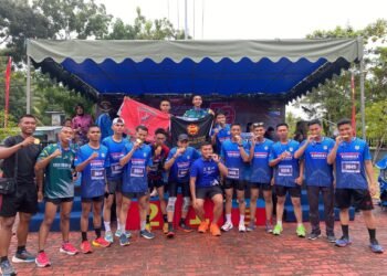 Komunitas Bhayangkara Runners Polda Kaltara Mengikuti Lomba Beach Run 5Km