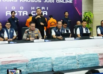 Sita Rp78,1 Miliar dari Judol Internasional, Komitmen Polri atas Asta Cita Presiden Prabowo