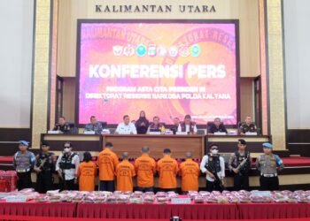 Sebagai Wujud Asta Cita Presiden RI: Polda Kaltara Berhasil Ungkap  Jaringan Narkoba Internasional