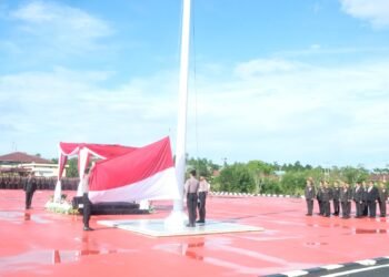 Waka Polda Kaltara Pimpin Upacara Hari Pahlawan Tahun 2024  di Mako Polda Kaltara