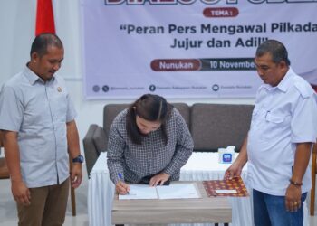 Kawal Pilkada, Bawaslu dan JMSI Nunukan Teken MoU