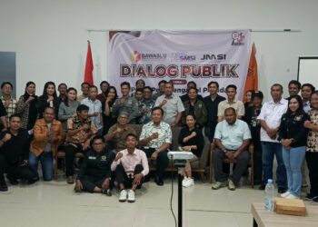 Mengawal Pilkada, Bawaslu bersama JMSI dan SMSI Kabupaten Nunukan Gelar Dialog Publik
