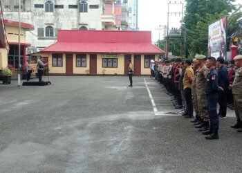 Kapolres Tarakan Pimpin Apel Bersama Operasi Mantap Praja Kayan 2024