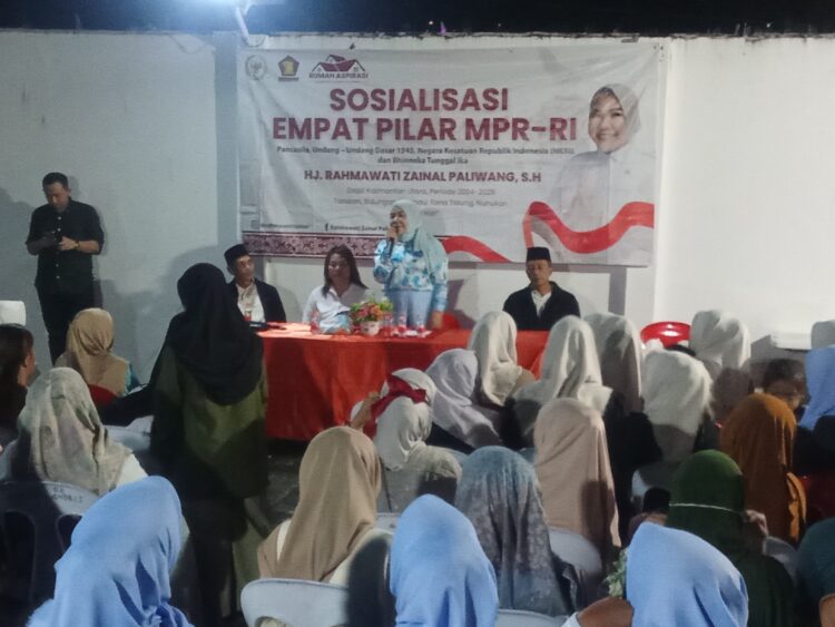 Rahmawati Dorong Warga Perbatasan Jaga Keutuhan NKRI Melalui Nilai Empat Pilar