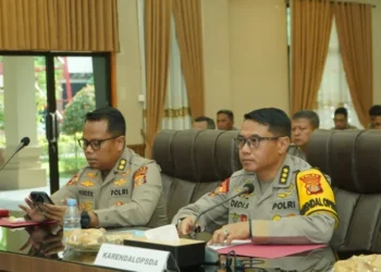 Kesiapan Jelang Pelaksanaan Pilkada Serentak 2024, Polda Kaltim Ikuti Pelatihan Olah Strategi Secara Virtual