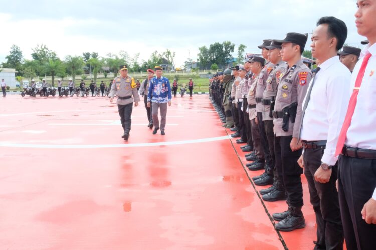 Polda Kaltara Laksanakan Apel Gelar Pasukan Operasi “Lilin Kayan 2024” Dalam Rangka Pengamanan Natal 2024 dan Tahun Baru 2025