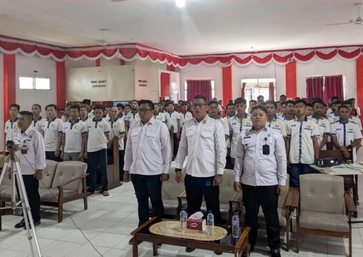 Momen Bahagia Perayaan Natal Tahun 2024 Lapas Kelas IIB Nunukan Memberikan Remisi  ke 113 Napi