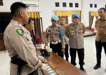 Bid Propam Polda Kaltara Laksanakan Tes Urine Terhadap Personel Polres Nunukan