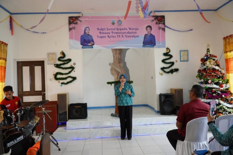Rahmawati Zainal Motivasi Warga Binaan Lapas Kelas II Nunukan