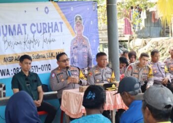 Jumat Curhat Bersama Kapolres Tarakan, Dengarkan Aspirasi Warga Juata Kerikil