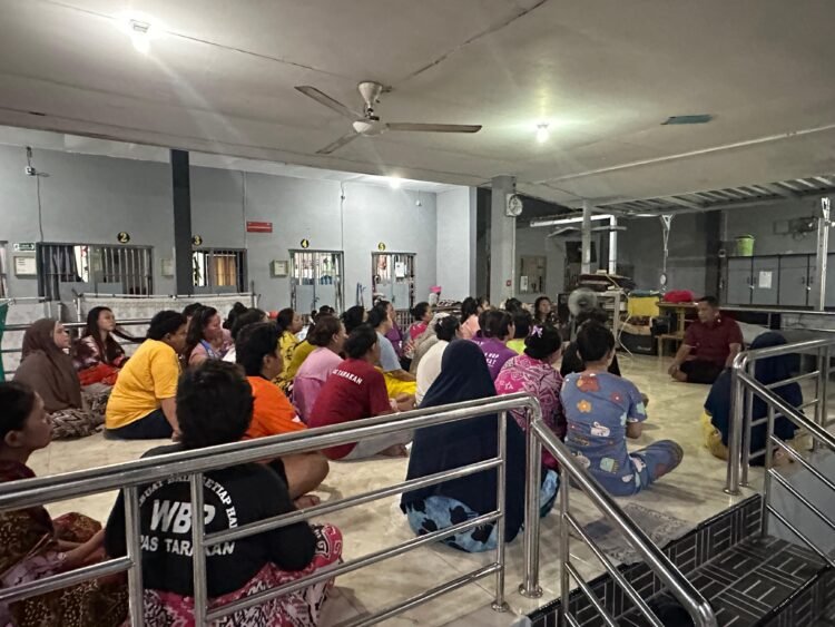 Laksanakan Program Akselerasi Menimipas, Lapas Tarakan Razia Kamar Hunian Wanita