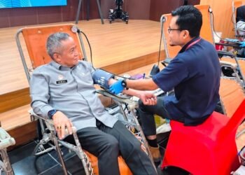 Meriahkan HBI ke-75 Tahun, Kanwil Kemenkum Ikuti Kegiatan Donor Darah