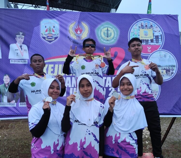 Kontingen Nunukan Raih 11 Medali di Kejurprov ke-2 Perpani Kaltara