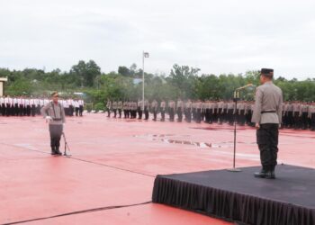 Polda Kalimantan Utara Laksanakan Upacara Peringatan Hari Kesadaran Nasional Yang di Pimpin Wakapolda Kaltara