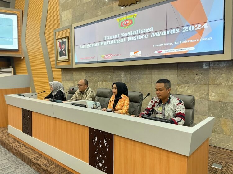 Kanwil Kemenkum Kaltim Bersama Pemkot Samarinda Laksanakan Sosialisasi Paralegal Justice Award 2025