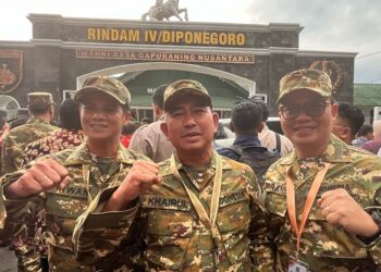 Usai Dilantik, Irwan Sabri, Khairul dan Ibrahim Ali ikuti Pendidikan Akmil di Magelang