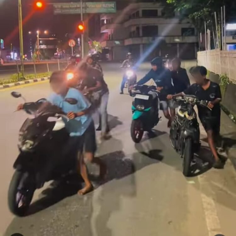 Patroli Perintis Polres Tarakan Amankan Remaja Balap Liar