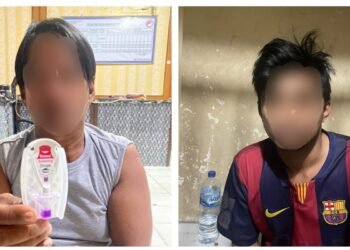 2 Terduga Pengedar Sabu Diamankan Satresnarkoba Polres Tarakan di Selumit Pantai