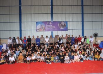 Kapolda Kaltara Gelar Family Gathering Seru Bersama 120 Anak Selumit Pantai di Tarakan, Penuh Tawa dan Inspirasi!