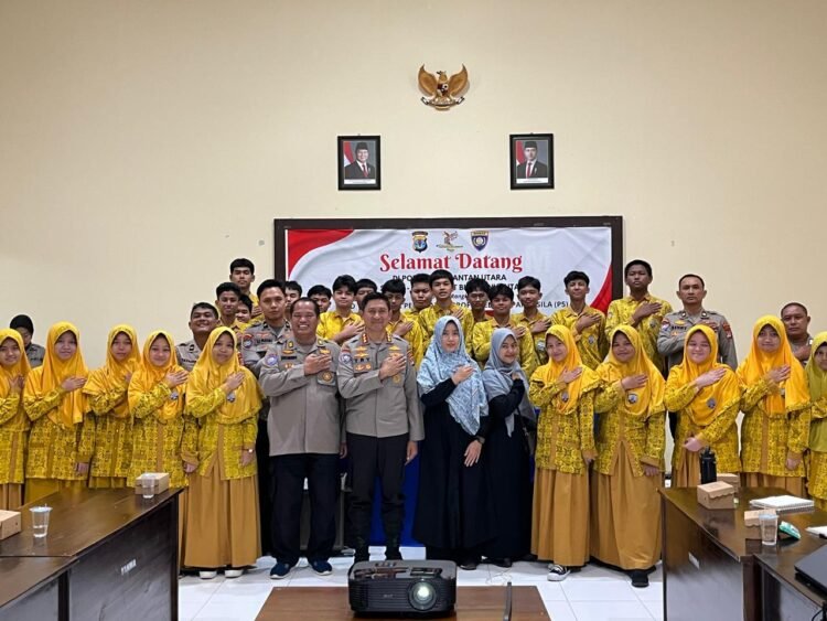 Pembelajaran Projek Penguatan Profil Pancasila (P5) di Polda Kaltara Kepada Siswa – siswi SMPIT Bina Benuanta Tanjung Selor