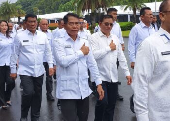 Ikut Gladi Bersih, Zainal – Ingkong Sapa Awak Media dengan “Salam Kaltara di Hati”