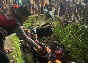 Tanggap, Personel Ditsamapta Polda Kaltara Gerak Cepat Bantu Korban Laka Lantas