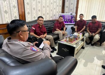 Kalapas Tarakan Menjalin Silaturahmi dengan APH dalam Pelaksanaan Tugas Fungsi