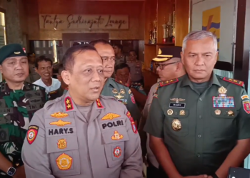 Kondusif,  Kapolda Kaltara Bersama Pangdam VI Mulawarman Kunjungi Polres Tarakan