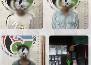 Satresnarkoba Polres Tarakan Tangkap 3 Pemuda Terlibat Peredaran Narkoba