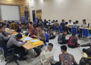 Pemeriksaan Administrasi Awal Calon Taruna/I Akpol, Bintara dan Tamtama Polri TA. 2025 di Polresta Bulungan