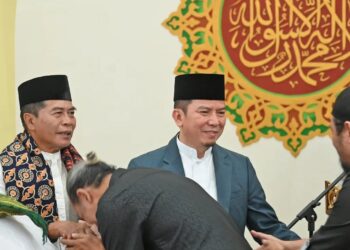 Ketua DPRD Prov. Kaltara Salat Idul Fitri 1446 H di Masjid At Tawwaab