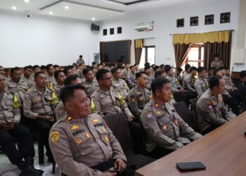 Kunjungan Supervisi Bhabinkamtibmas oleh Dirbinmas Polda Kaltara Di Polres Nunukan