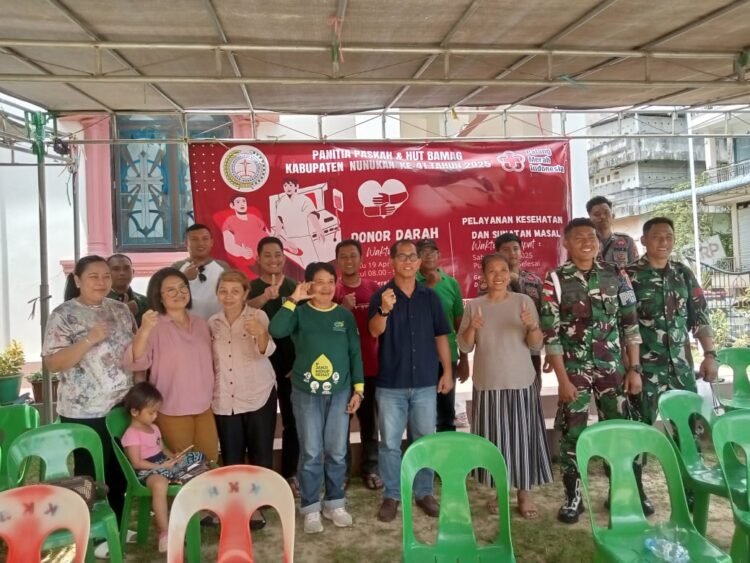 Rayakan Paskah dan HUT Bamag ke-41, Bamag Nunukan Laksanakan Donor Darah dan Sunatan Massal