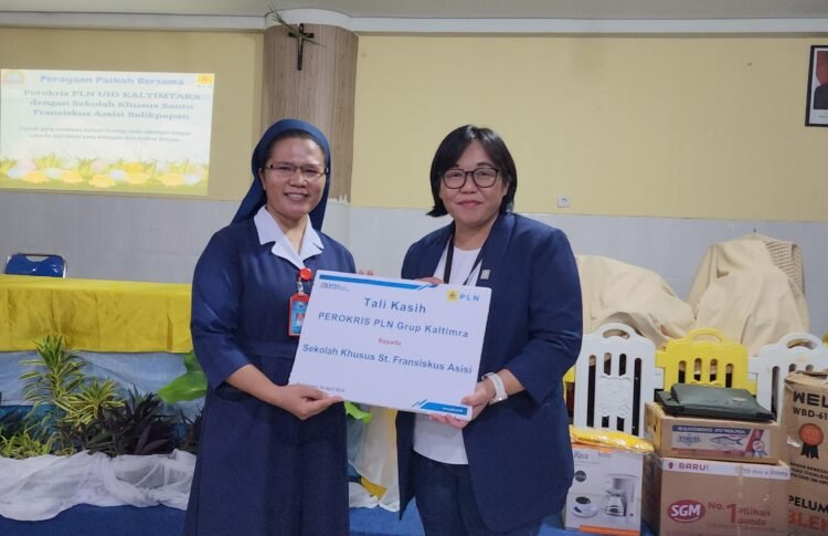 PLN UID Kaltimra bersama PLN Group Balikpapan Berbagi Terang dan Kasih untuk Anak-Anak di Momen Paskah 2025