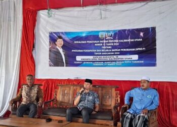 Supa’ad Hadianto Gelar Sosialisasi perda APBD 2025 kepala Masyarakat Tarakan
