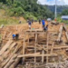 Pasca Diterjang Banjir, Jembatan Penghubung di Krayan Barat Kembali Dibangun