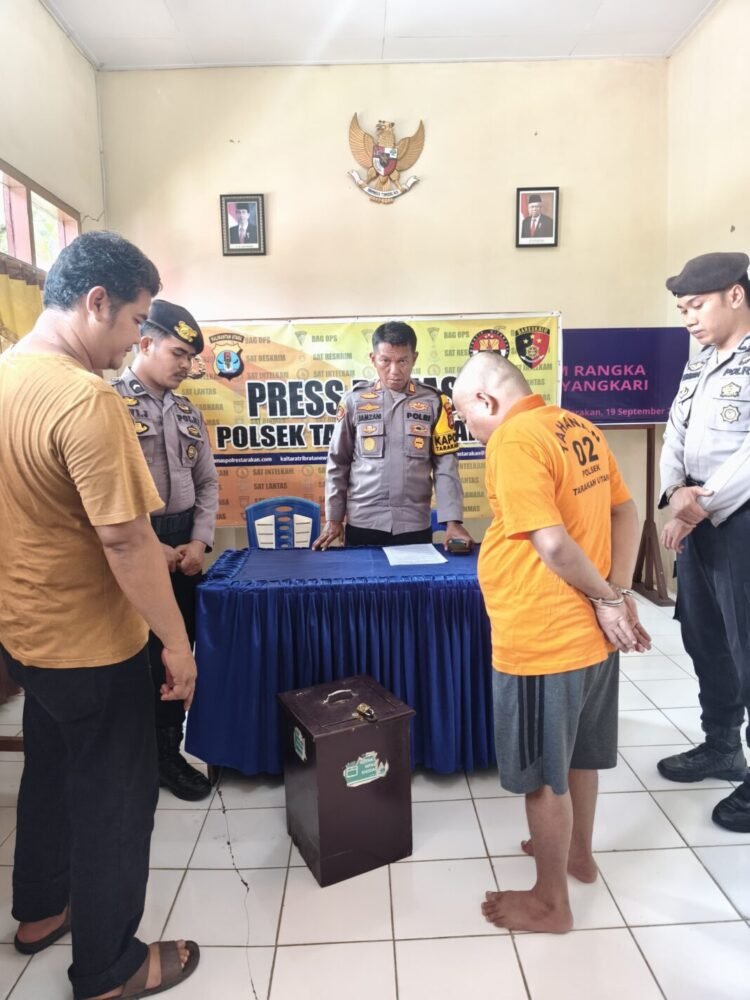 Tersangka Pencurian Kotak Amal Berhasil Ditangkap Unit Reskrim Polsek Tarakan Utara, Setelah Sempat Buron