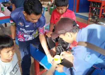 Kaki Tersangkut Kail Pancing, Bocah di Sebatik Utara Datangi Pos Damkar Minta Pertolongan